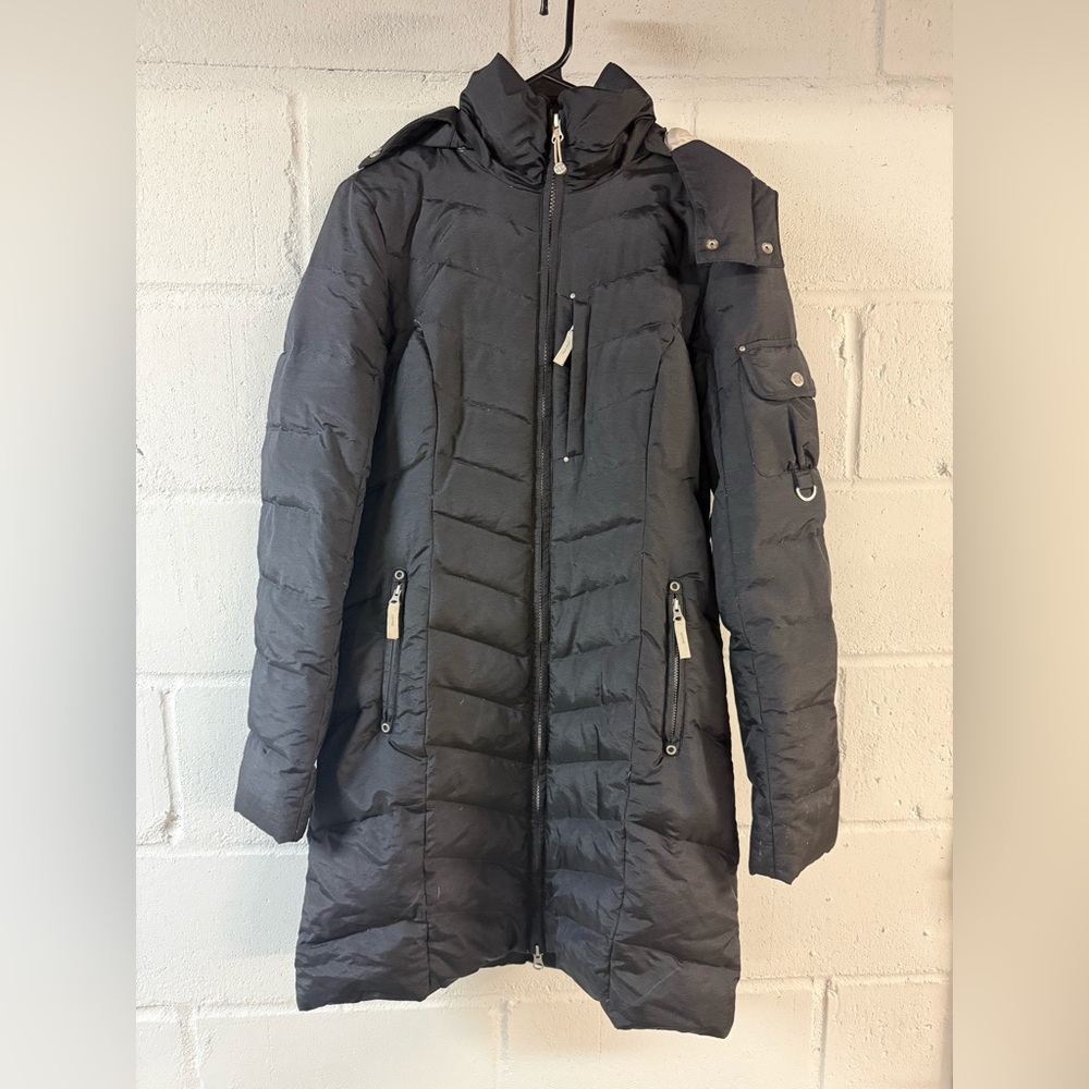 Eddie Bauer Women's Dark Gray Puffer Jacket